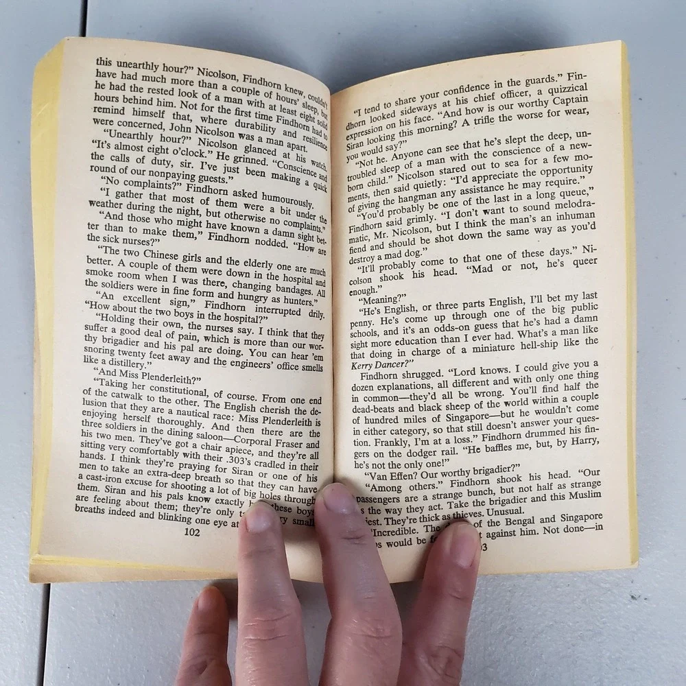 South By Java Head Alistair MacLean Vintage 1958 Fawcett Gold Medal Paperback